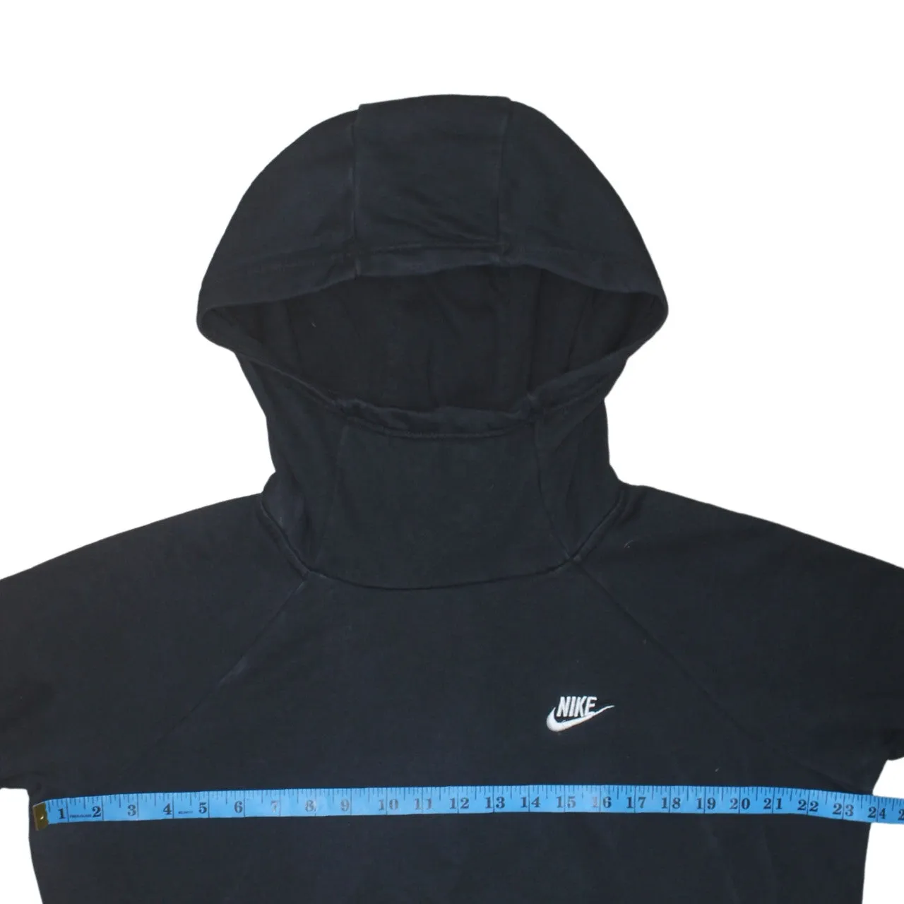 Nike 90's Swoosh Pullover Hoodie Large Black sold by Vintage Club product image thumbnail 5
