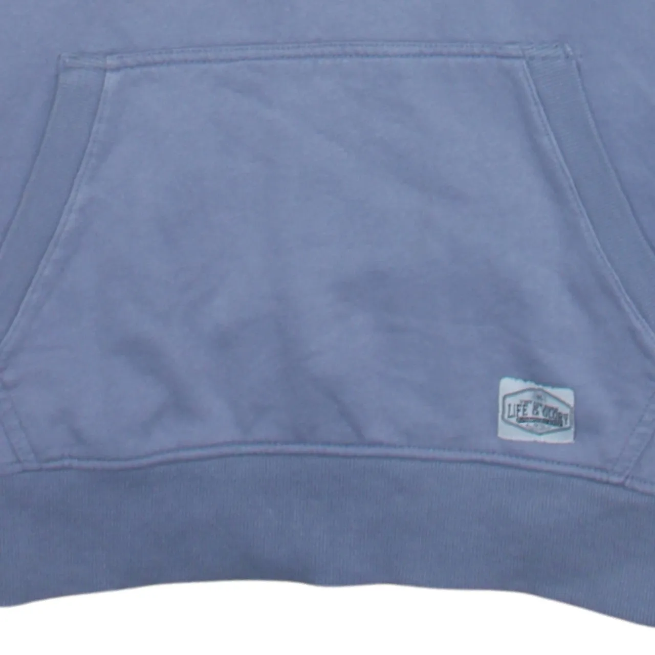 Retro 90's Drawstring Pockets Pullover Hoodie XXLarge (2XL) Purple sold by Vintage Club product image thumbnail 4