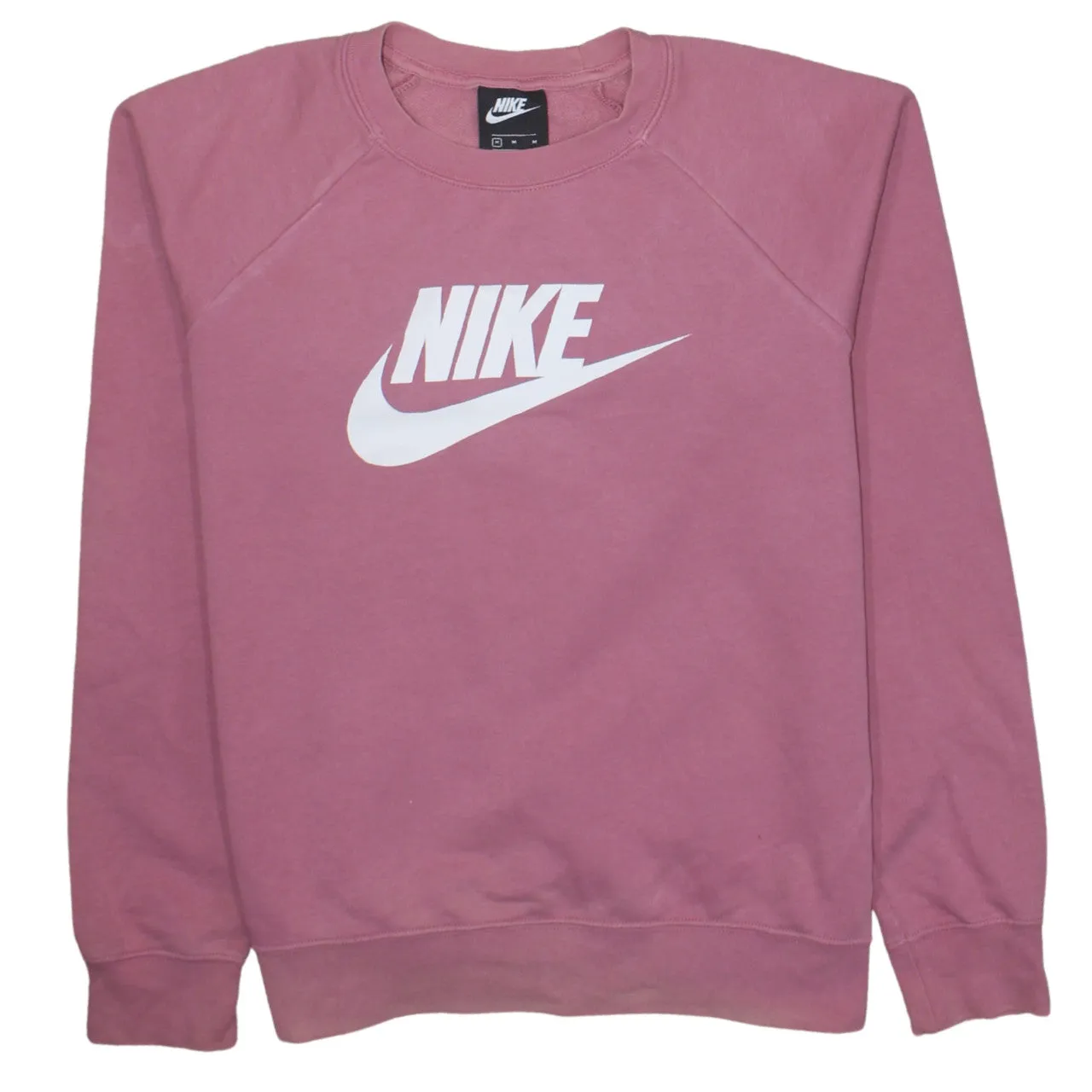 Nike 90's Center Middle Swoosh Crew Neck Sweatshirt Medium Pink sold by Vintage Club