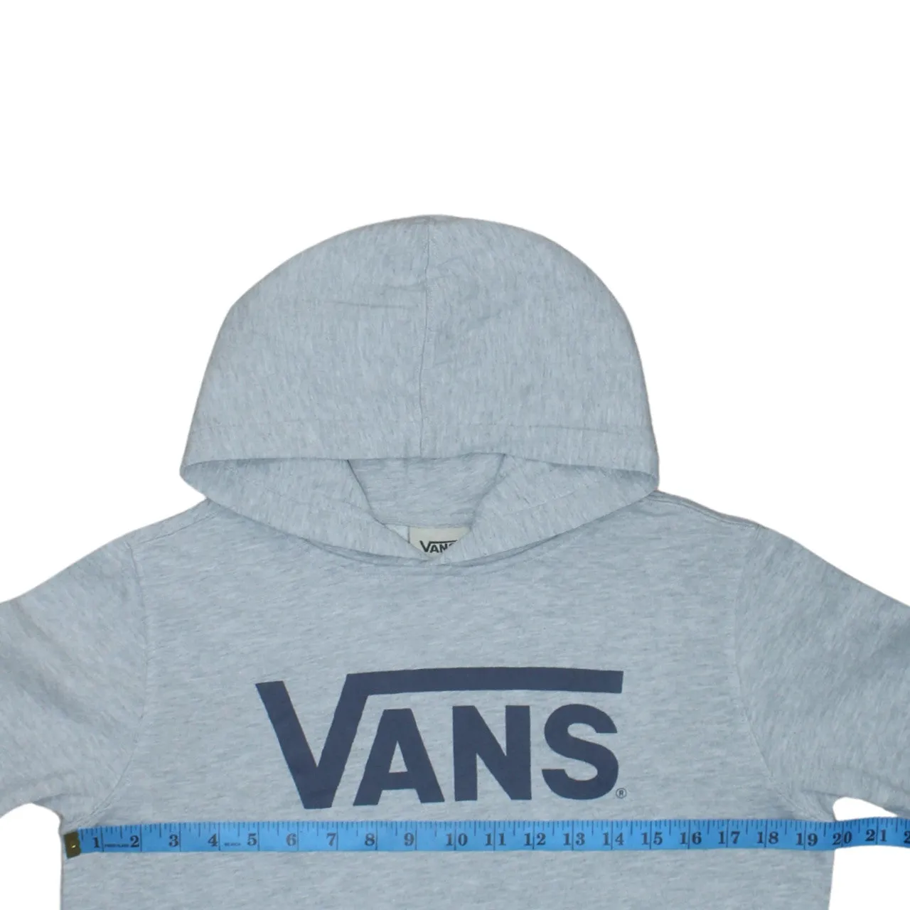 VANS 90's Spellout Pullover Hoodie Large Grey sold by Vintage Club product image thumbnail 5