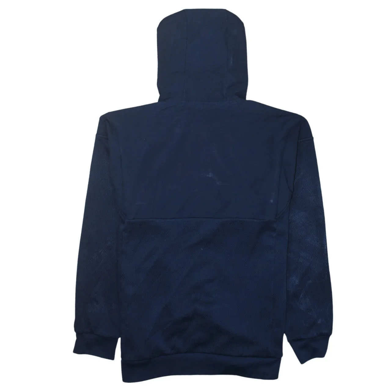 Adidas 90's Lightwash Quarter Zip Hoodie Medium Navy Blue sold by Vintage Club product image thumbnail 2