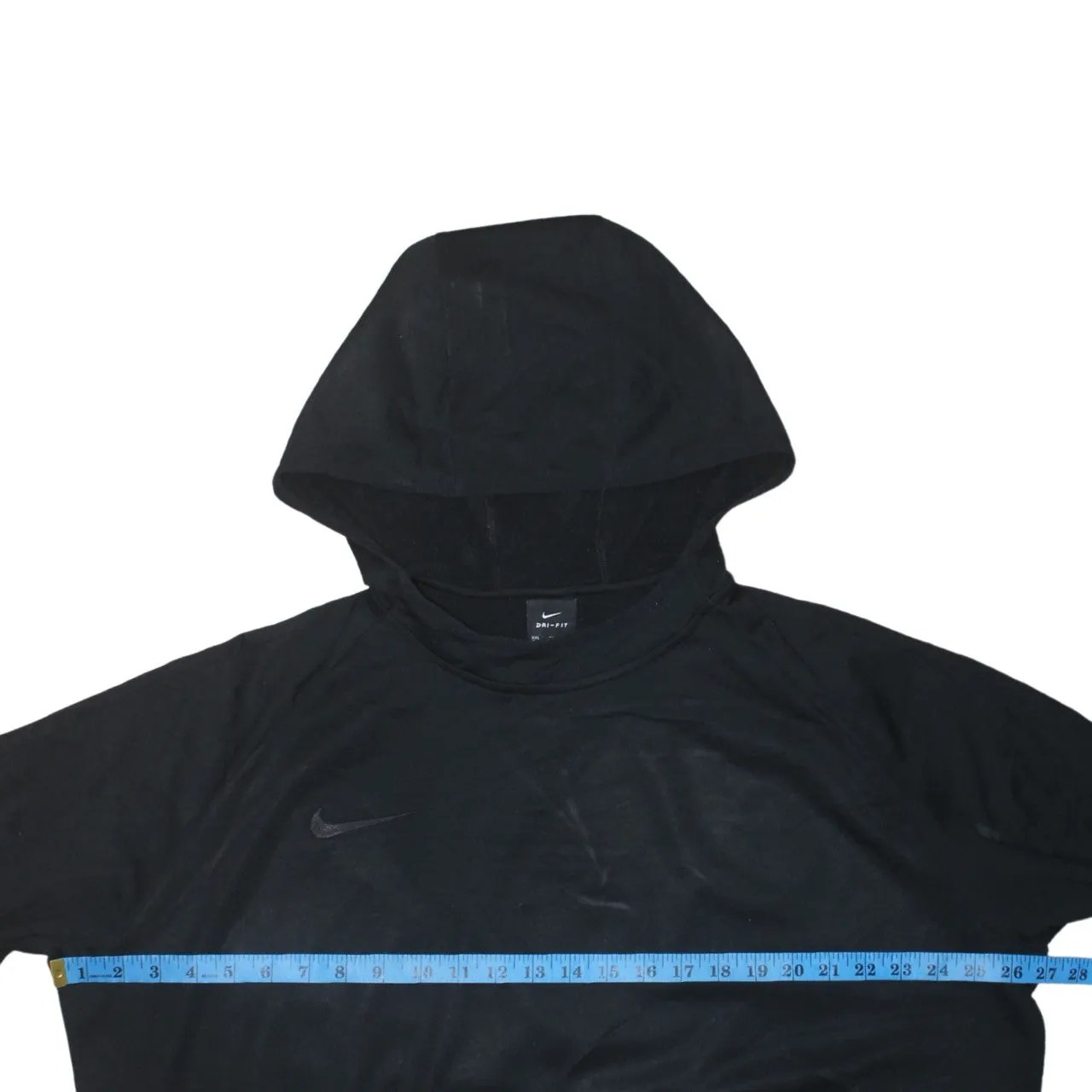 Nike 90's Swoosh Pullover Hoodie XXLarge (2XL) Black sold by Vintage Club product image thumbnail 5