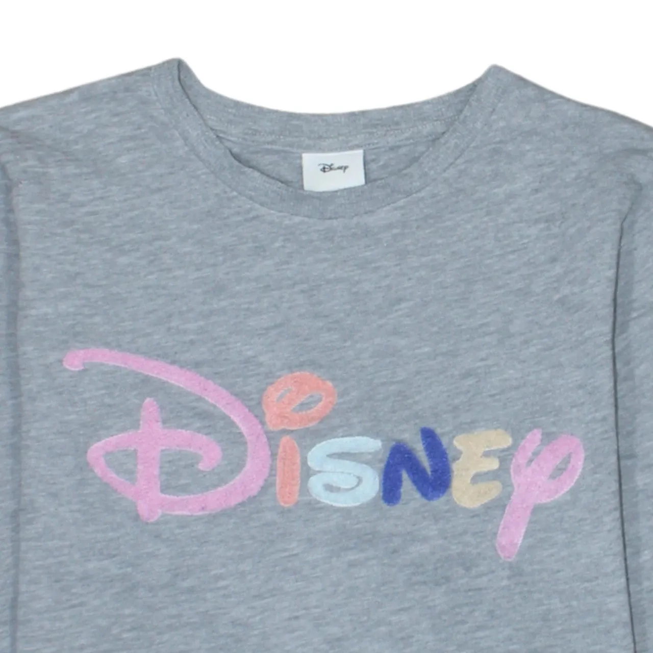 Disney 90's Spellout Crew Neck Sweatshirt Large Grey sold by Vintage Club product image thumbnail 3
