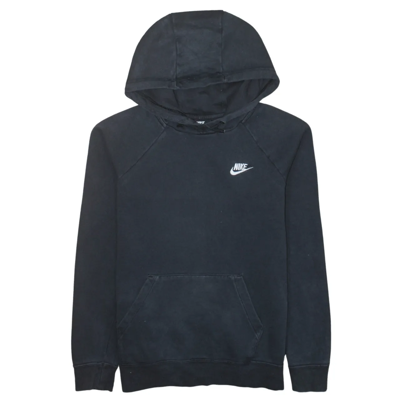 Nike 90's Swoosh Pullover Hoodie Small Black sold by Vintage Club