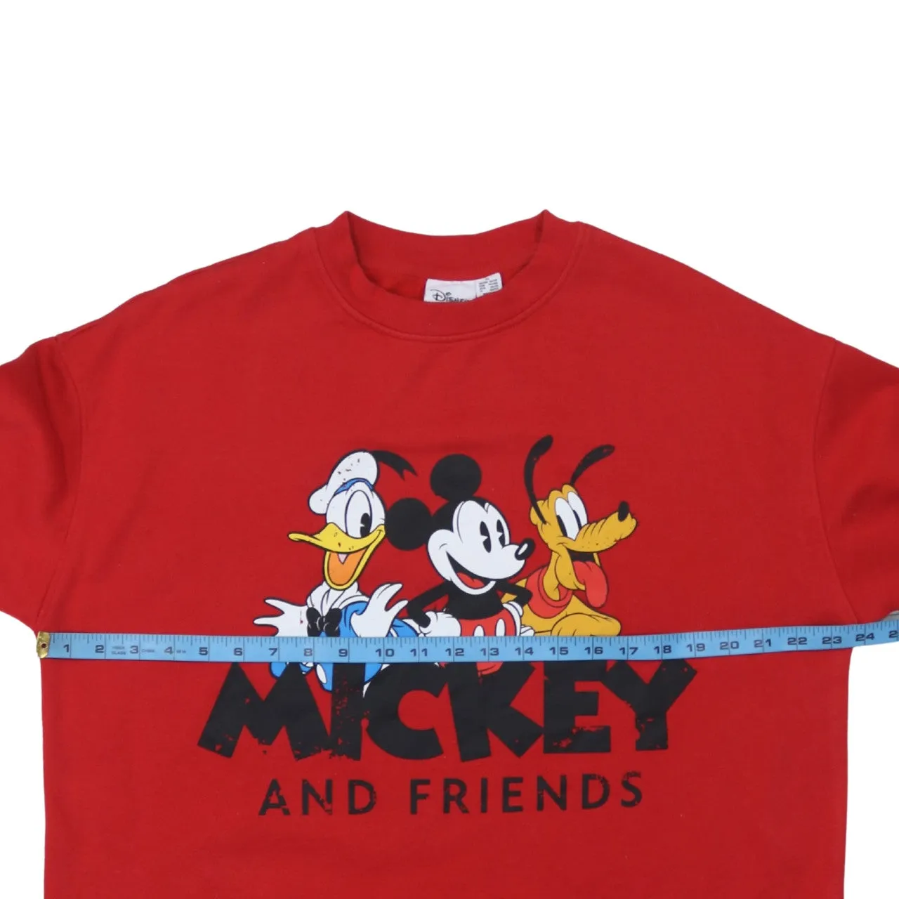 Disney 90's Mickey Mouse & Friends Crew Neck Sweatshirt XLarge Red sold by Vintage Club product image thumbnail 5