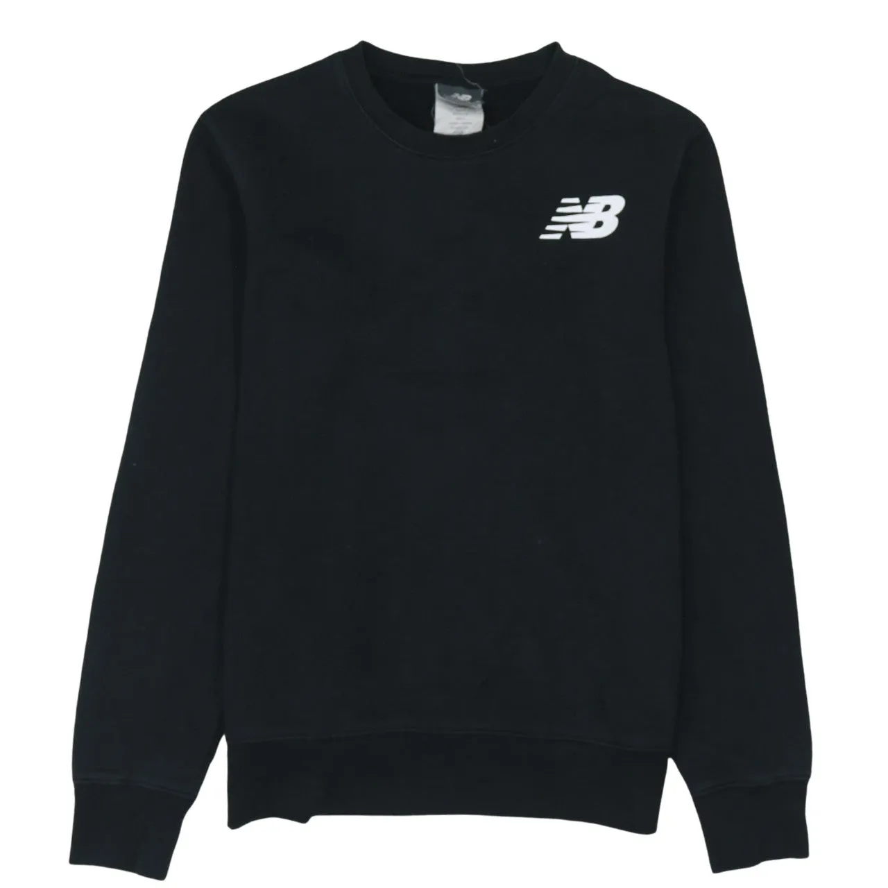 New Balance Black Sweatshirt Women’s XXLarge Embroidered Chest Logo Crewneck Pullover Top sold by Vintage Club