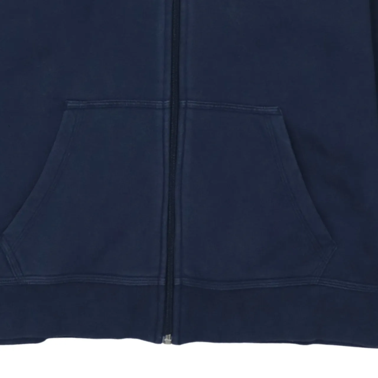 Nike 90's Swoosh Full Zip Up Hoodie XLarge Navy Blue sold by Vintage Club product image thumbnail 4