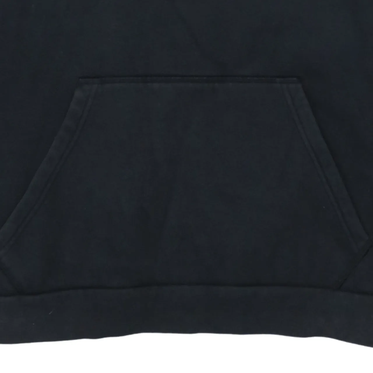 Adidas Black Hoodie Women’s Medium Embroidered Logo Contrast Piping Front Pocket Sweatshirt sold by Vintage Club product image thumbnail 4