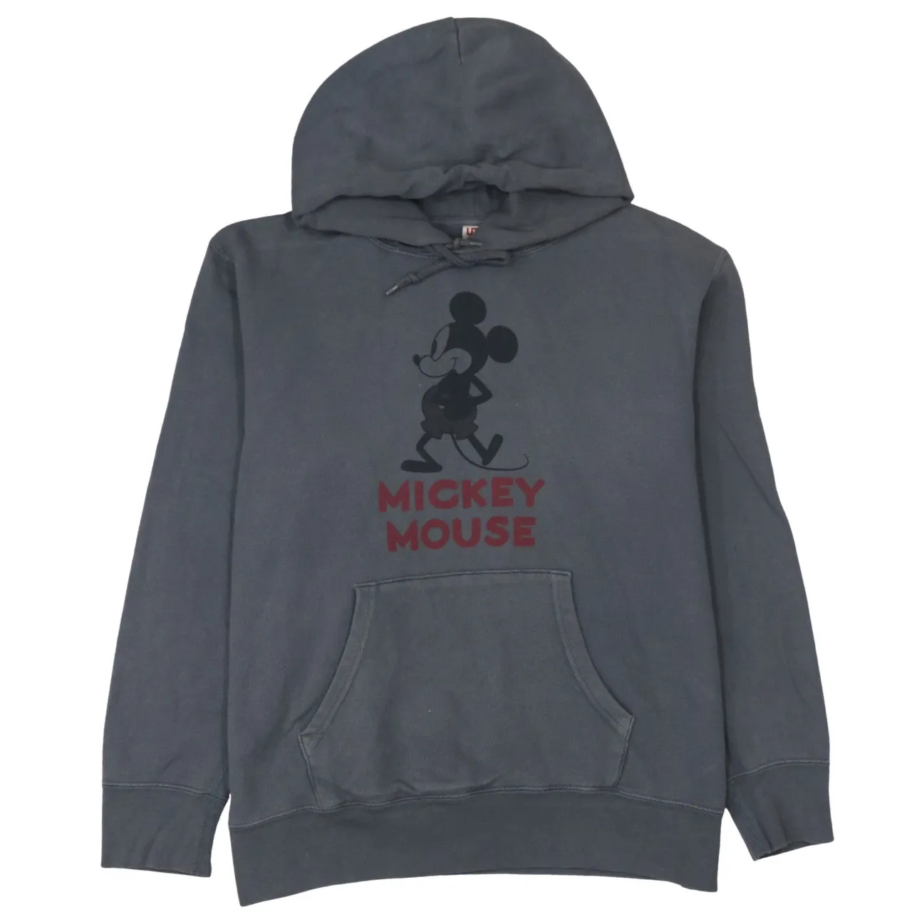 Disney 90's Mickey Mouse Pullover Hoodie XLarge Grey sold by Vintage Club