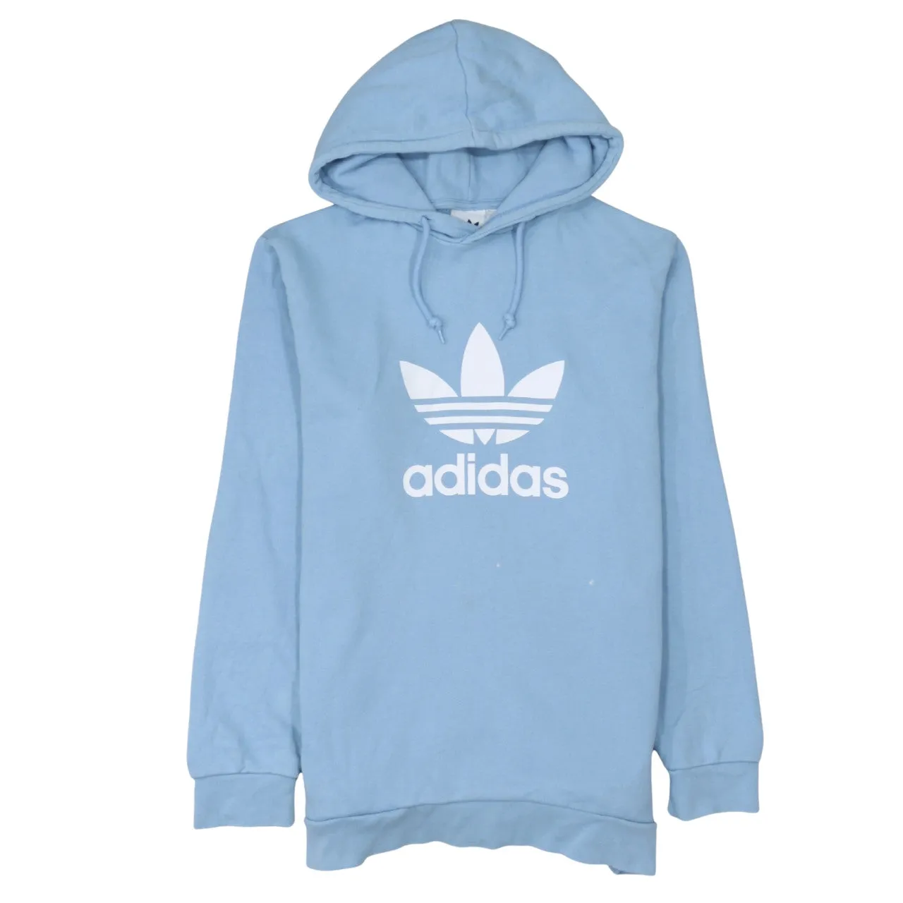Adidas 90's Spellout Pullover Hoodie Medium Blue sold by Vintage Club
