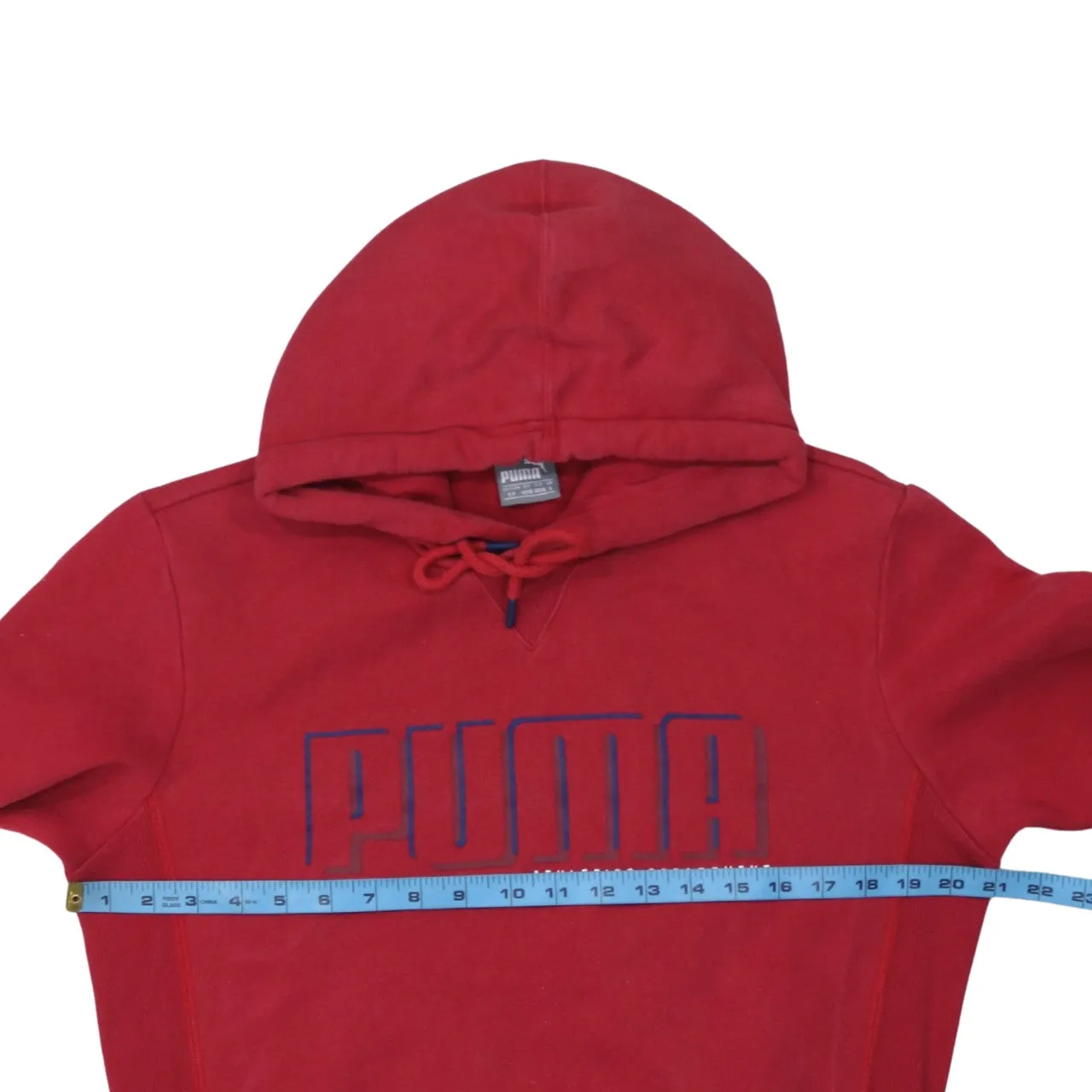 Puma 90's Spellout Pullover Hoodie Small Red sold by Vintage Club product image thumbnail 5