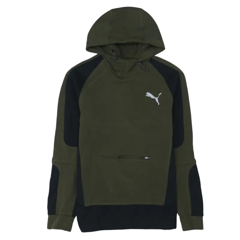 Puma 90's Lightweight Pullover Hoodie Small Green sold by Vintage Club