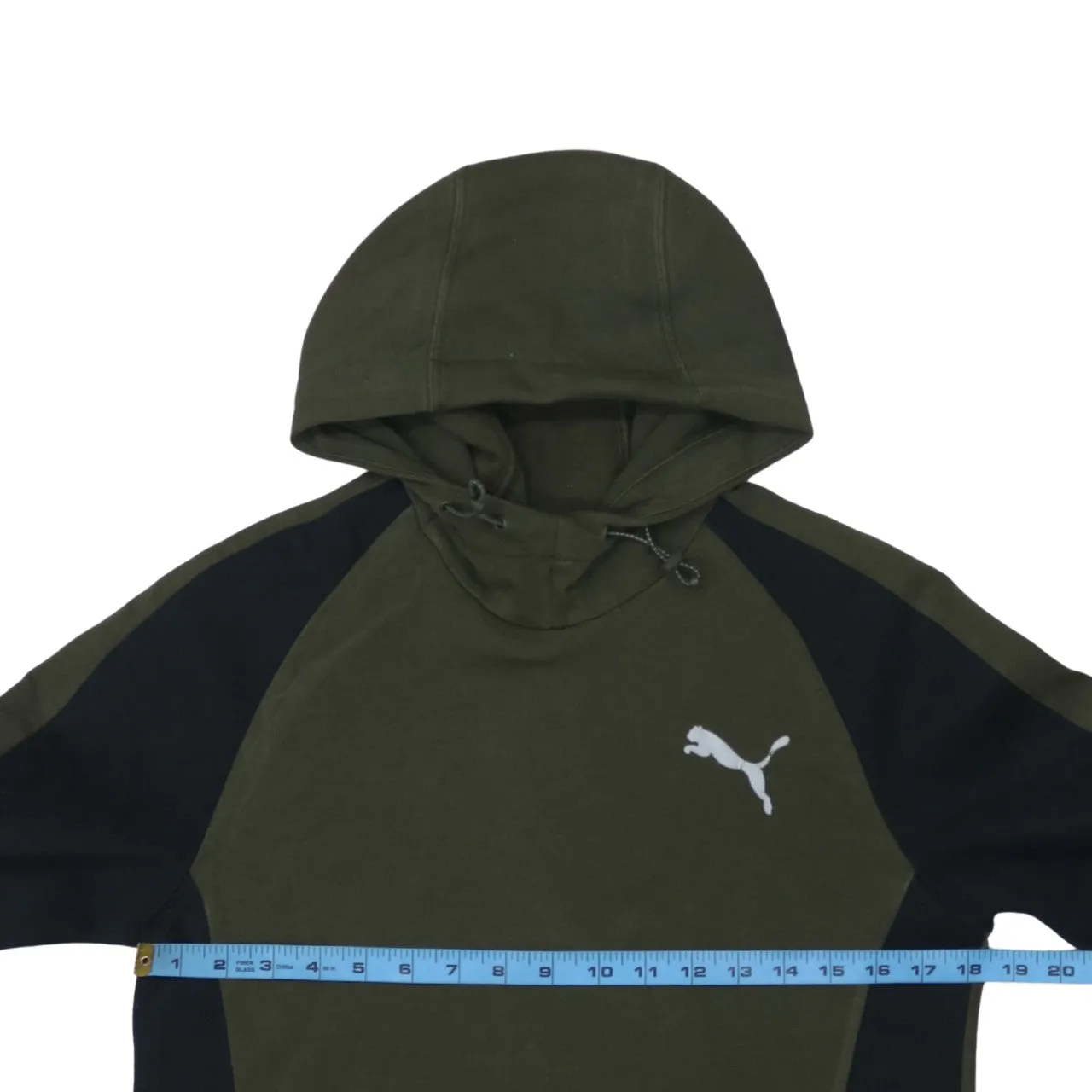 Puma 90's Lightweight Pullover Hoodie Small Green sold by Vintage Club product image thumbnail 5