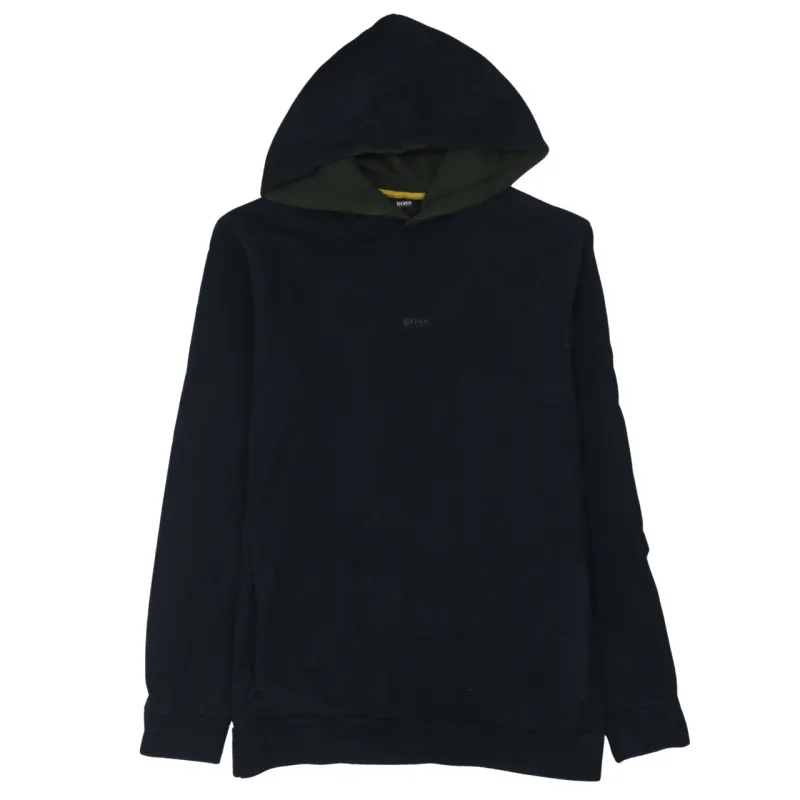 HUGO BOSS 90's Loungewear Pullover Hoodie XLarge Black sold by Vintage Club