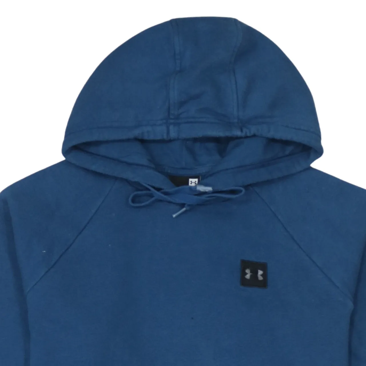 Under Armour Blue Hoodie Men's Medium Small Chest Logo Drawstring Pullover Sweatshirt sold by Vintage Club product image thumbnail 3