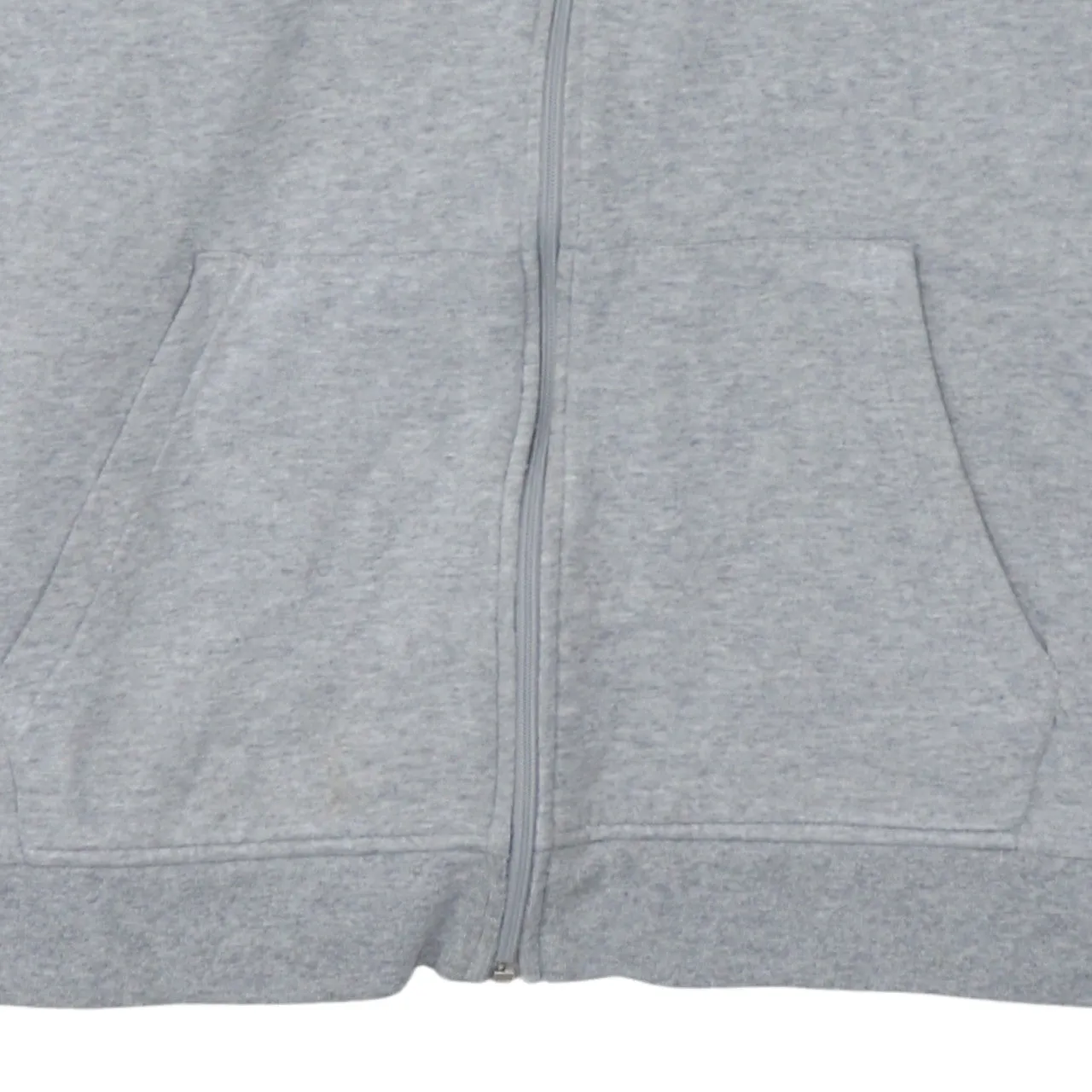 Adidas 90's Striped Sleeve Full Zip Up Hoodie Medium Grey sold by Vintage Club product image thumbnail 4