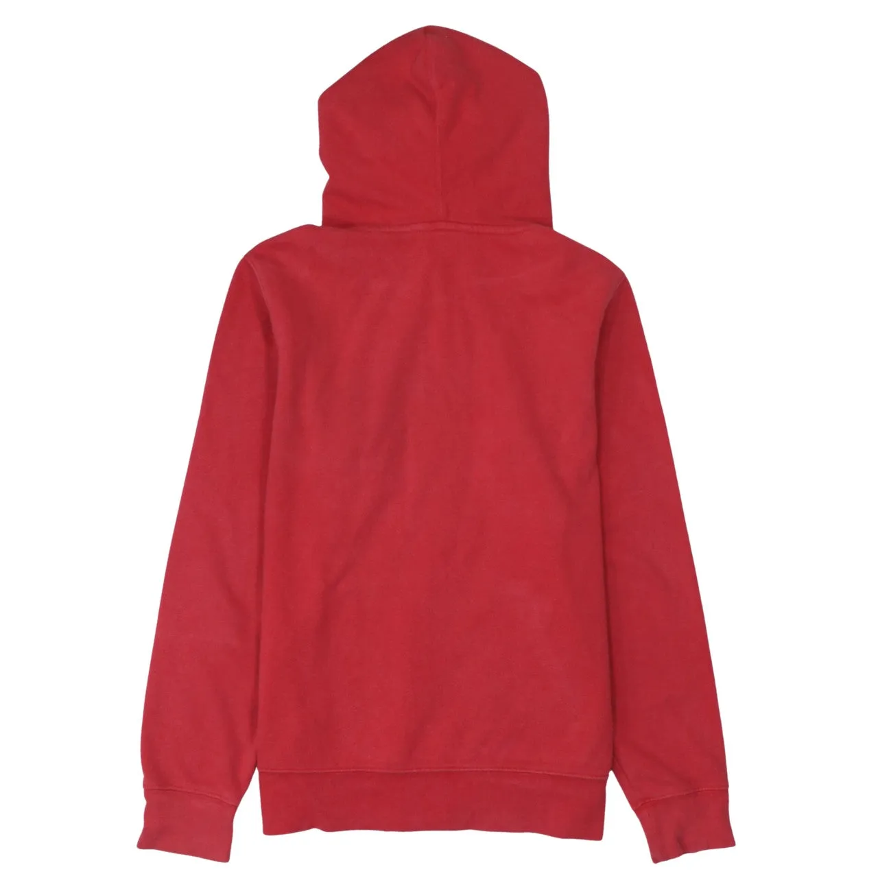The North Face 90's Spellout Pullover Hoodie Small Red sold by Vintage Club product image thumbnail 2