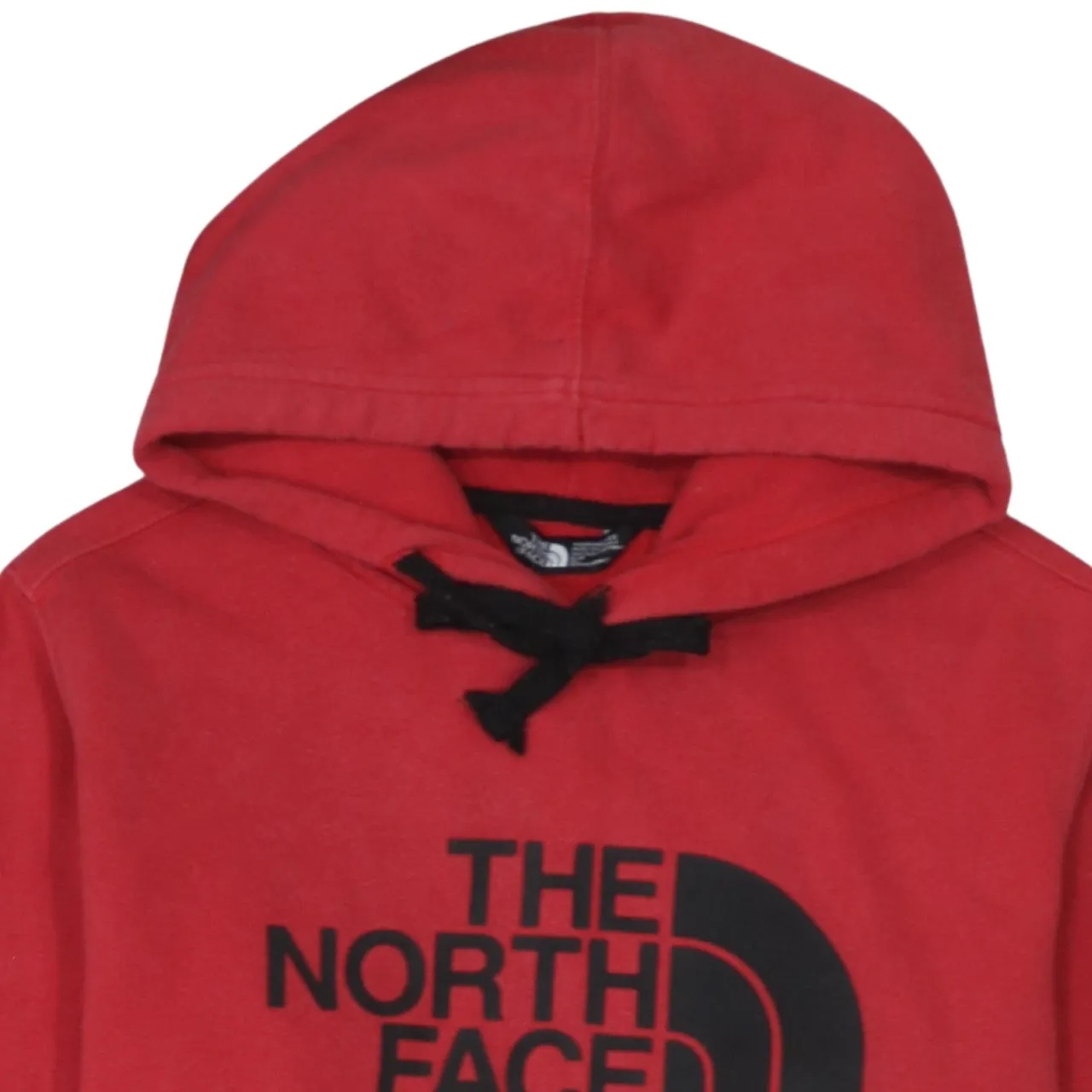 The North Face 90's Spellout Pullover Hoodie Small Red sold by Vintage Club product image thumbnail 3