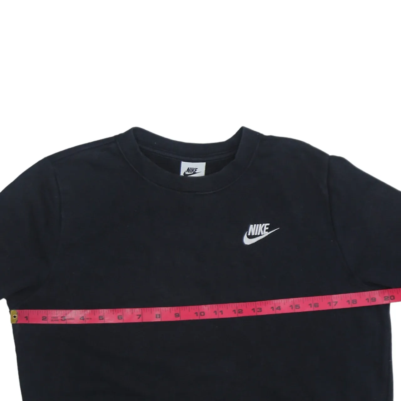 Nike 90's Swoosh Crew Neck Sweatshirt Small Black sold by Vintage Club product image thumbnail 5