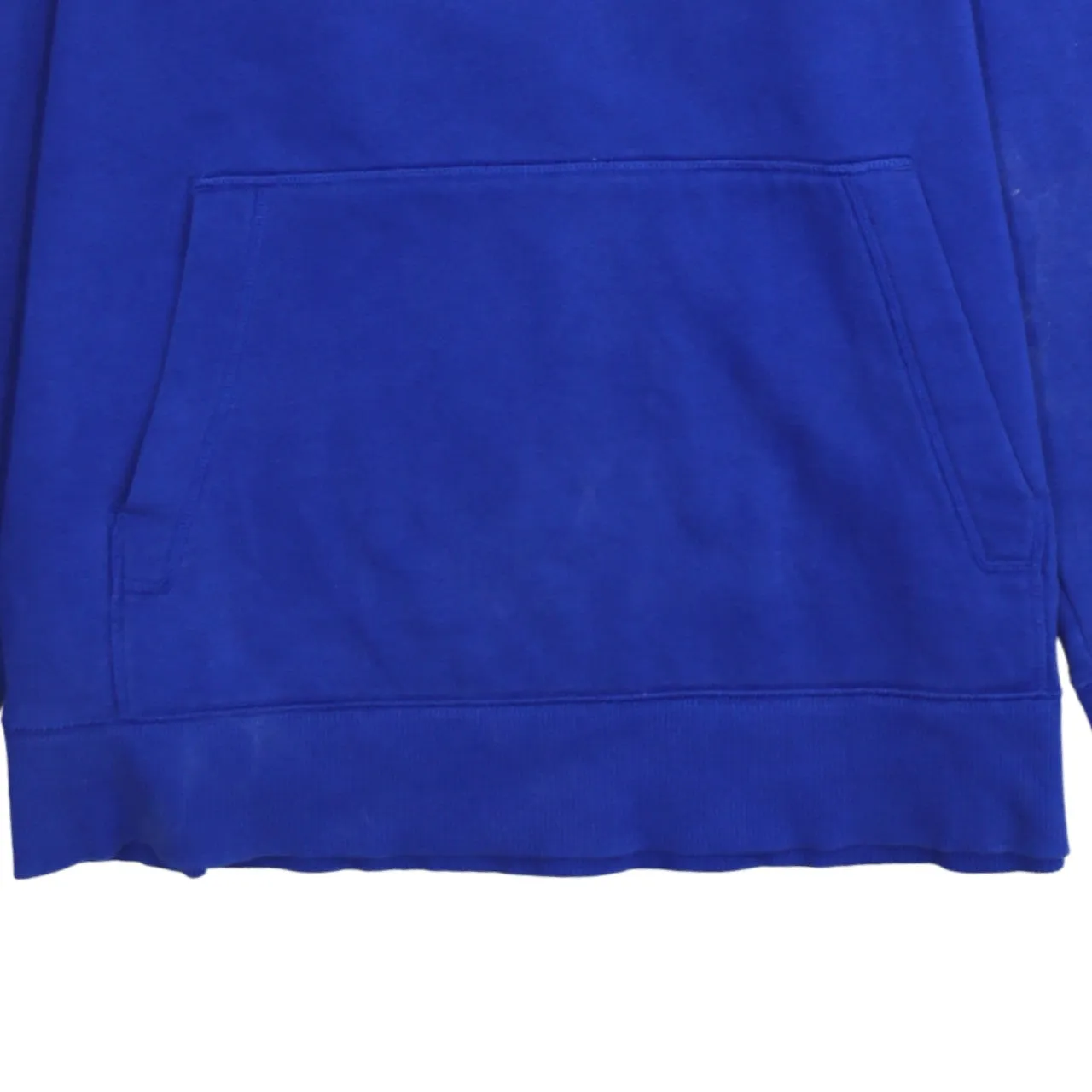 Under Armour Royal Blue Hoodie Men’s Small Printed Logo Orange Lining Drawstring Pullover sold by Vintage Club product image thumbnail 4