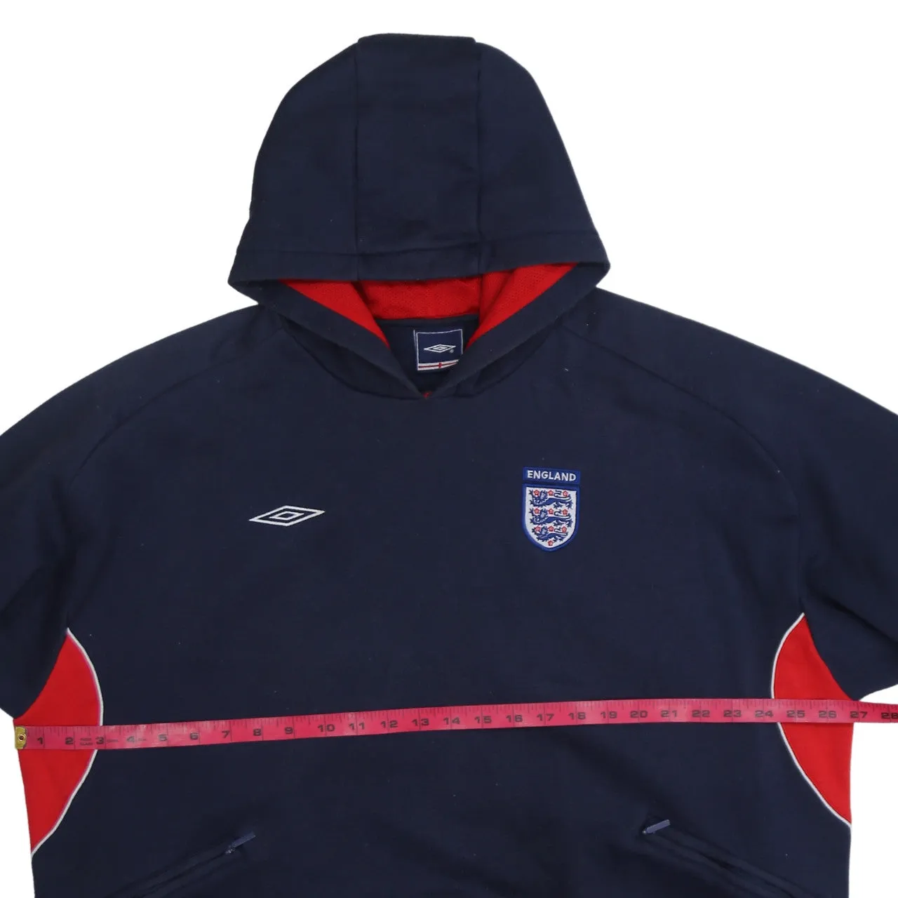 Umbro 90's Lightweight Pullover Hoodie XXLarge (2XL) Navy Blue sold by Vintage Club product image thumbnail 5
