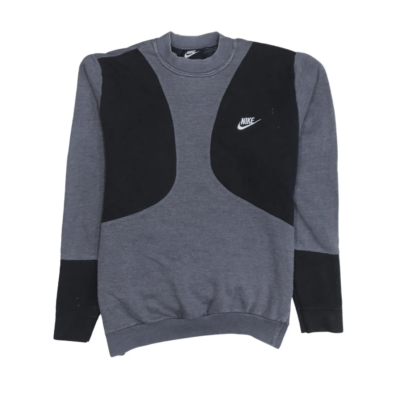 Nike 90's Swoosh Crew Neck Sweatshirt XXLarge (2XL) Grey sold by Vintage Club