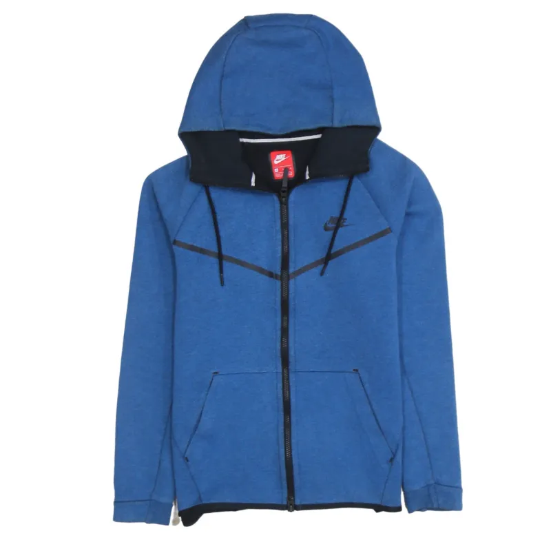 Nike 90's Swoosh Full Zip Up Hoodie Medium Blue sold by Vintage Club