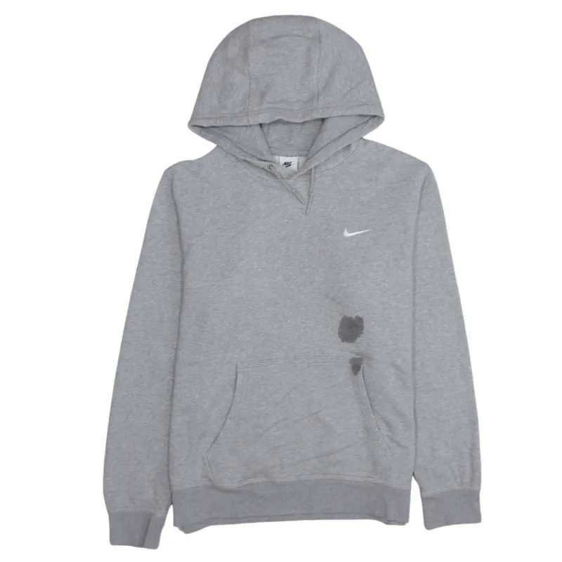 Nike 90's Swoosh Pullover Hoodie Large Grey sold by Vintage Club