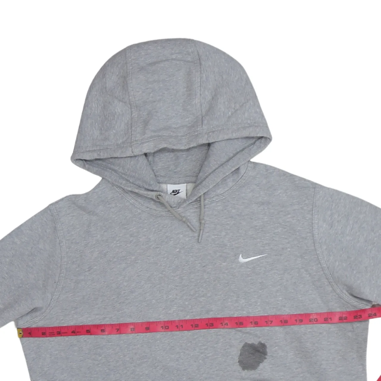 Nike 90's Swoosh Pullover Hoodie Large Grey sold by Vintage Club product image thumbnail 5