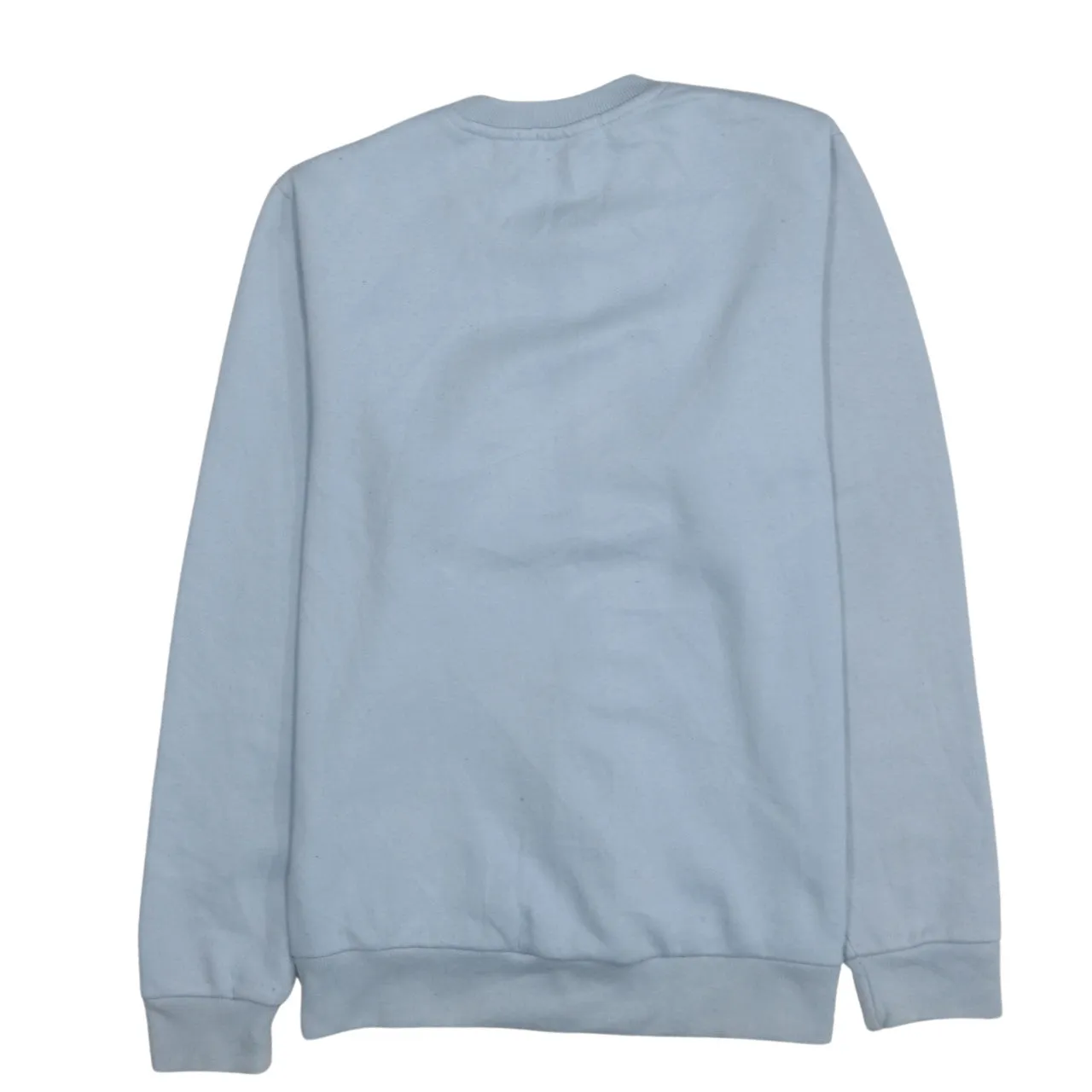 Fila Light Blue Sweatshirt Men's Small Embroidered Chest Logo Crewneck Pullover Fleece Top sold by Vintage Club product image thumbnail 2