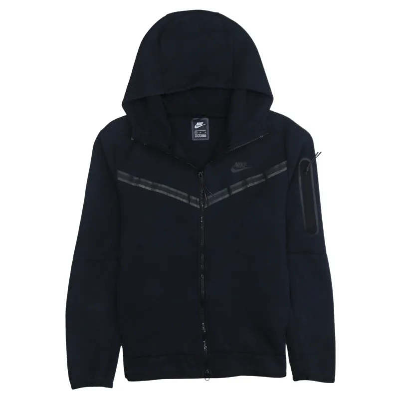 Nike 90's Swoosh Full Zip Up Hoodie Medium Black sold by Vintage Club