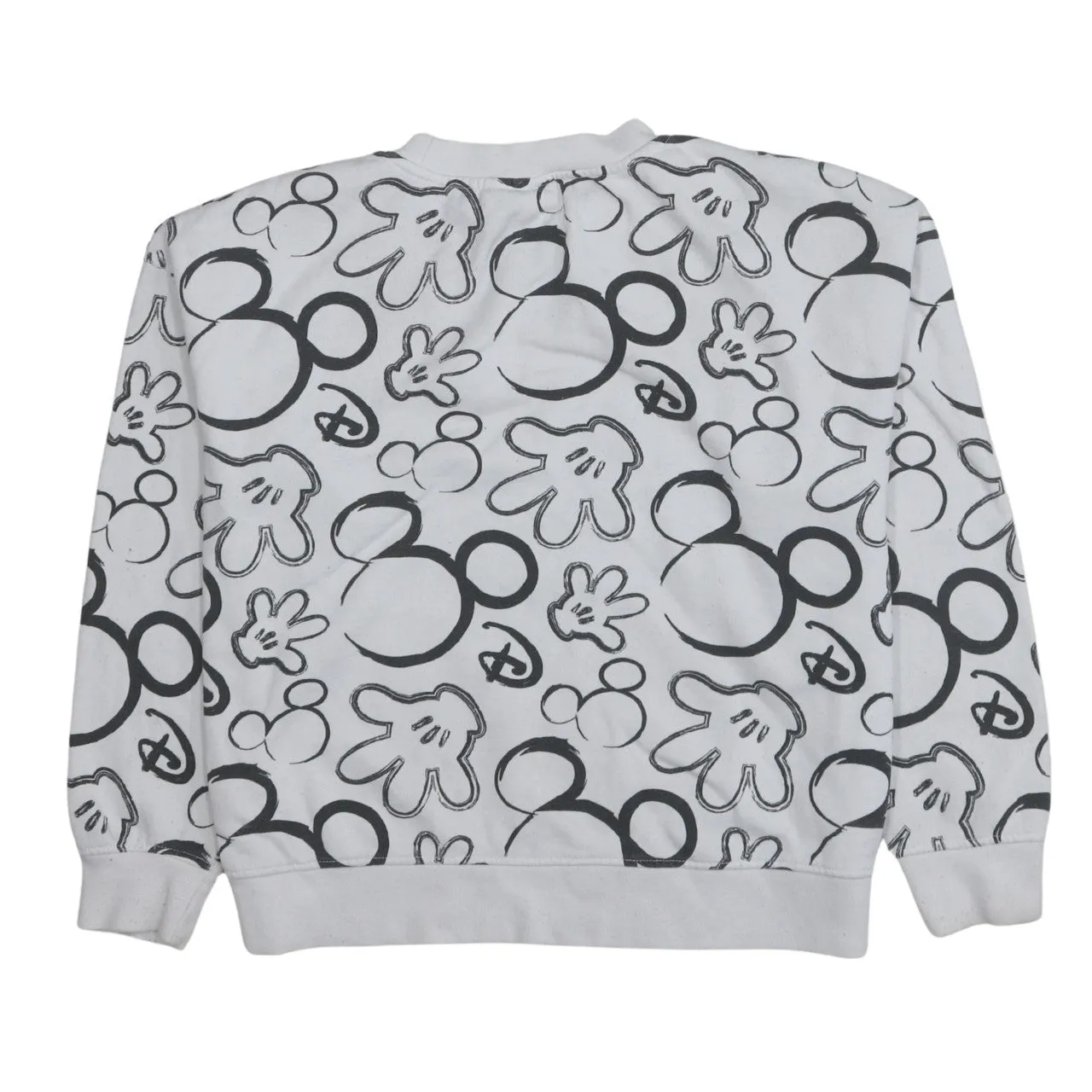 Disney 90's Plain Crew Neck Sweatshirt Small White sold by Vintage Club product image thumbnail 2