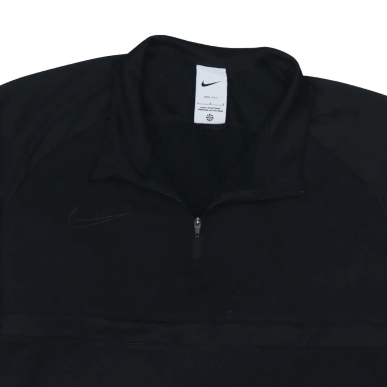 Nike 90's Swoosh Quarter Zip Sweatshirt Large Black sold by Vintage Club product image thumbnail 3