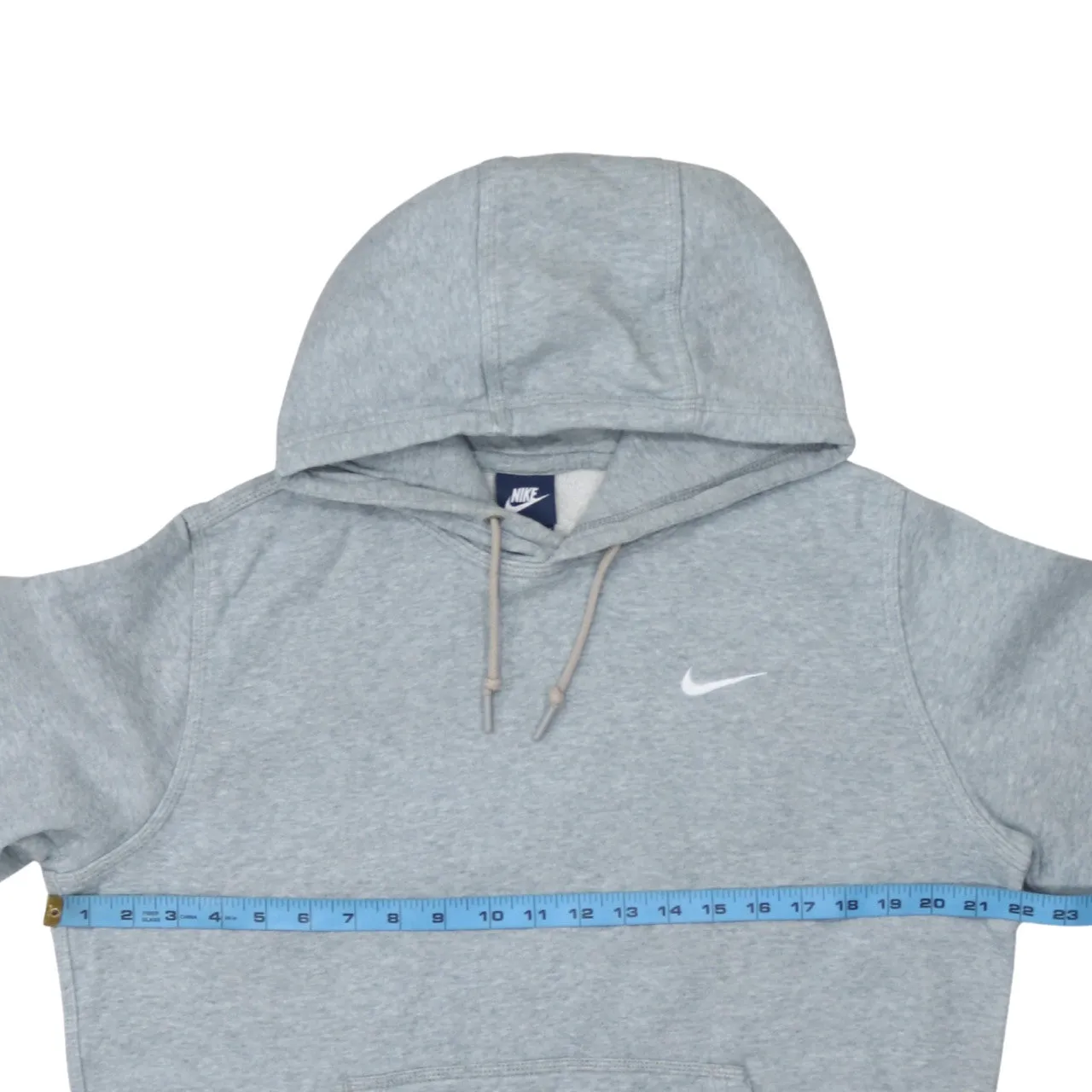 Nike 90's Swoosh Pullover Hoodie Medium Grey sold by Vintage Club product image thumbnail 5