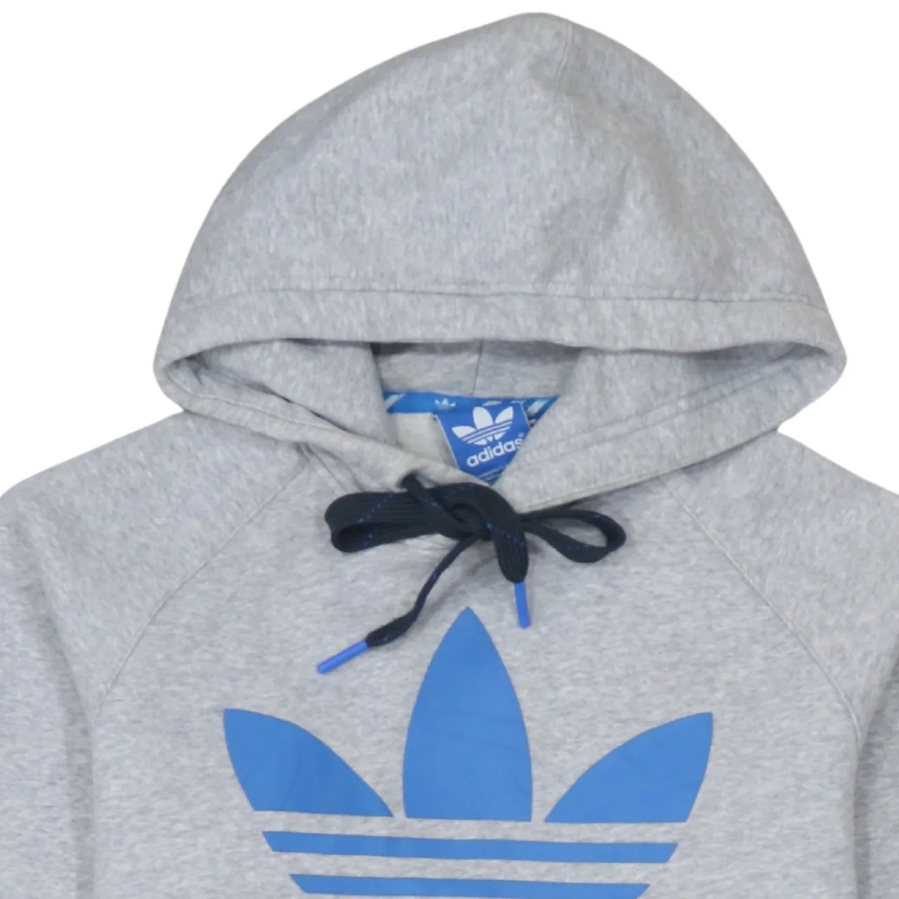 Adidas 90's Spellout Pullover Hoodie Small Grey sold by Vintage Club product image thumbnail 3