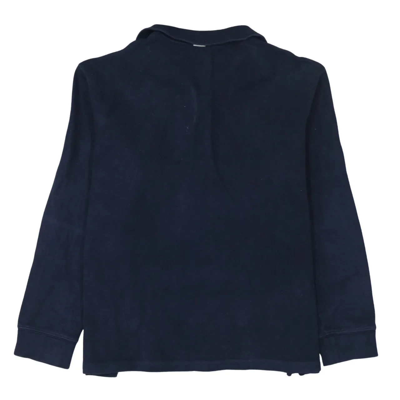 Polo Ralph Lauren 90's Lightweight Quarter Zip Sweatshirt Large Navy Blue sold by Vintage Club product image thumbnail 2