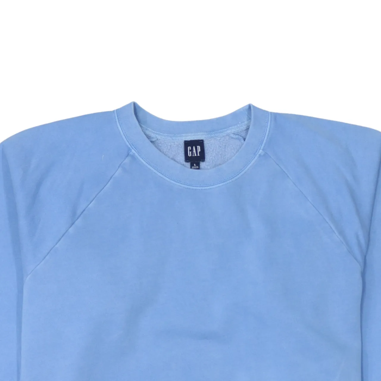 Gap 90's Plain Crew Neck Sweatshirt Large Blue sold by Vintage Club product image thumbnail 3