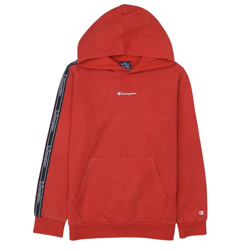 Champion 90's Drawstring Pockets Pullover Hoodie XLarge Red sold by Vintage Club
