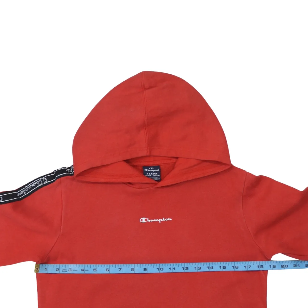 Champion 90's Drawstring Pockets Pullover Hoodie XLarge Red sold by Vintage Club product image thumbnail 5