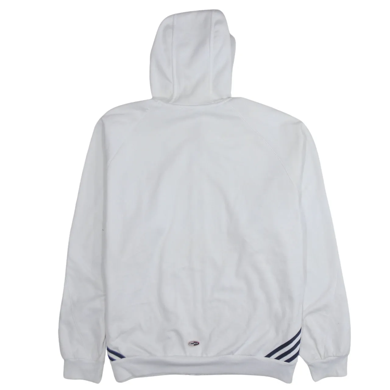 Adidas 90's Striped Sleeve Full Zip Up Hoodie XXLarge (2XL) White sold by Vintage Club product image thumbnail 2