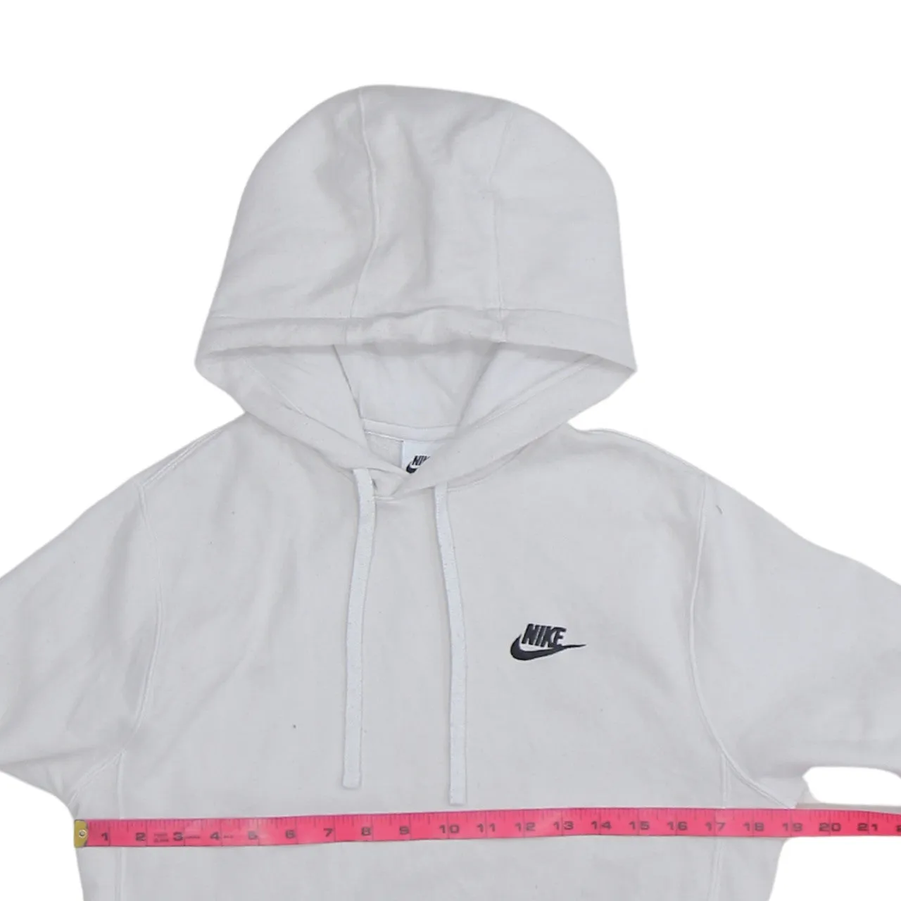 Nike 90's Swoosh Pullover Hoodie Small White sold by Vintage Club product image thumbnail 5