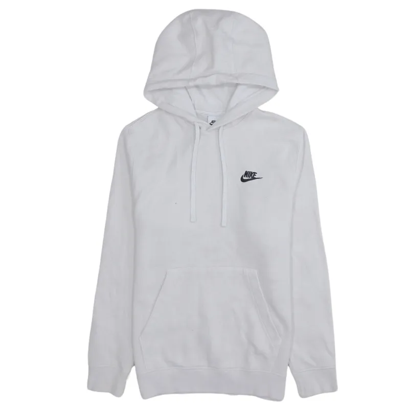 Nike 90's Swoosh Pullover Hoodie Small White sold by Vintage Club