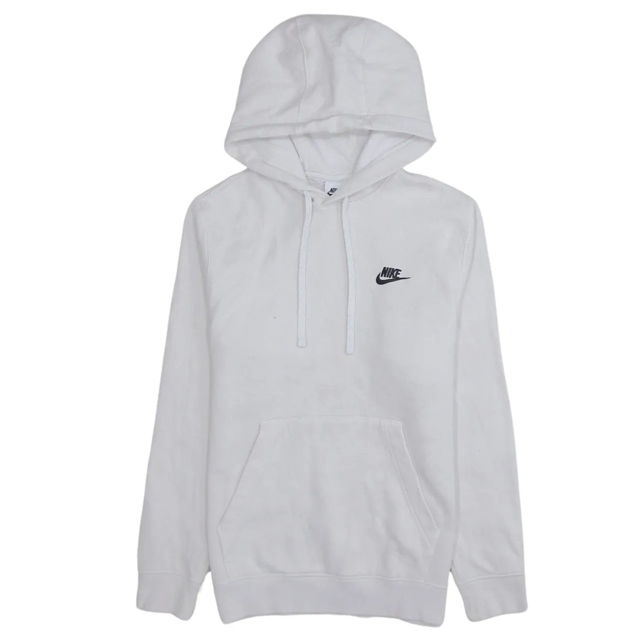 Nike 90's Swoosh Pullover Hoodie Small White sold by Vintage Club