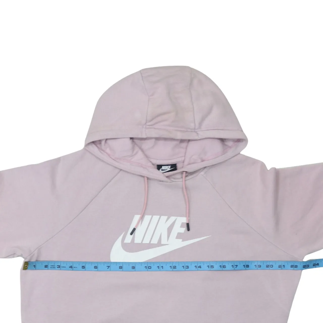 Nike 90's Center Middle Swoosh Pullover Hoodie Large Pink sold by Vintage Club product image thumbnail 5