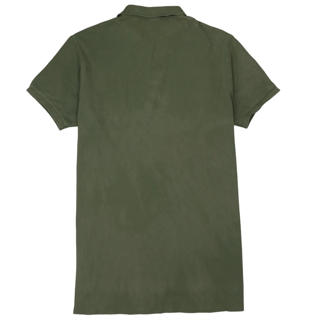 Polo Ralph Lauren 90's Short Sleeves Quarter Button Polo Shirt XLarge Green sold by Vintage Club product image thumbnail 2