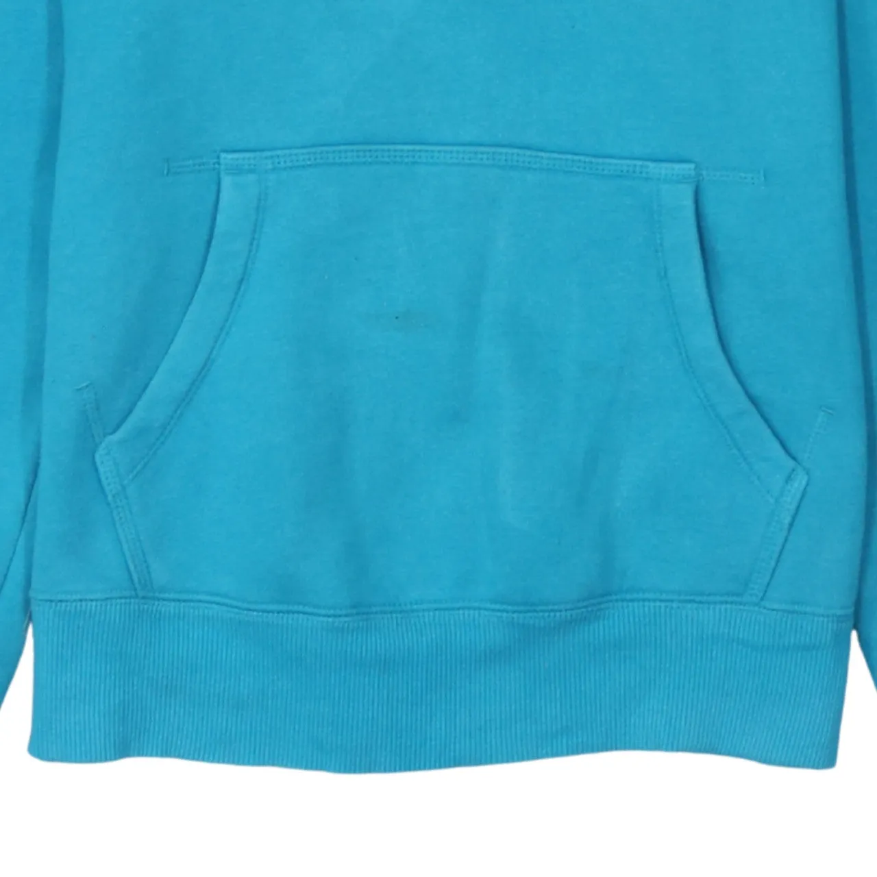 Nike 90's Center Middle Swoosh Pullover Hoodie Large Blue sold by Vintage Club product image thumbnail 4