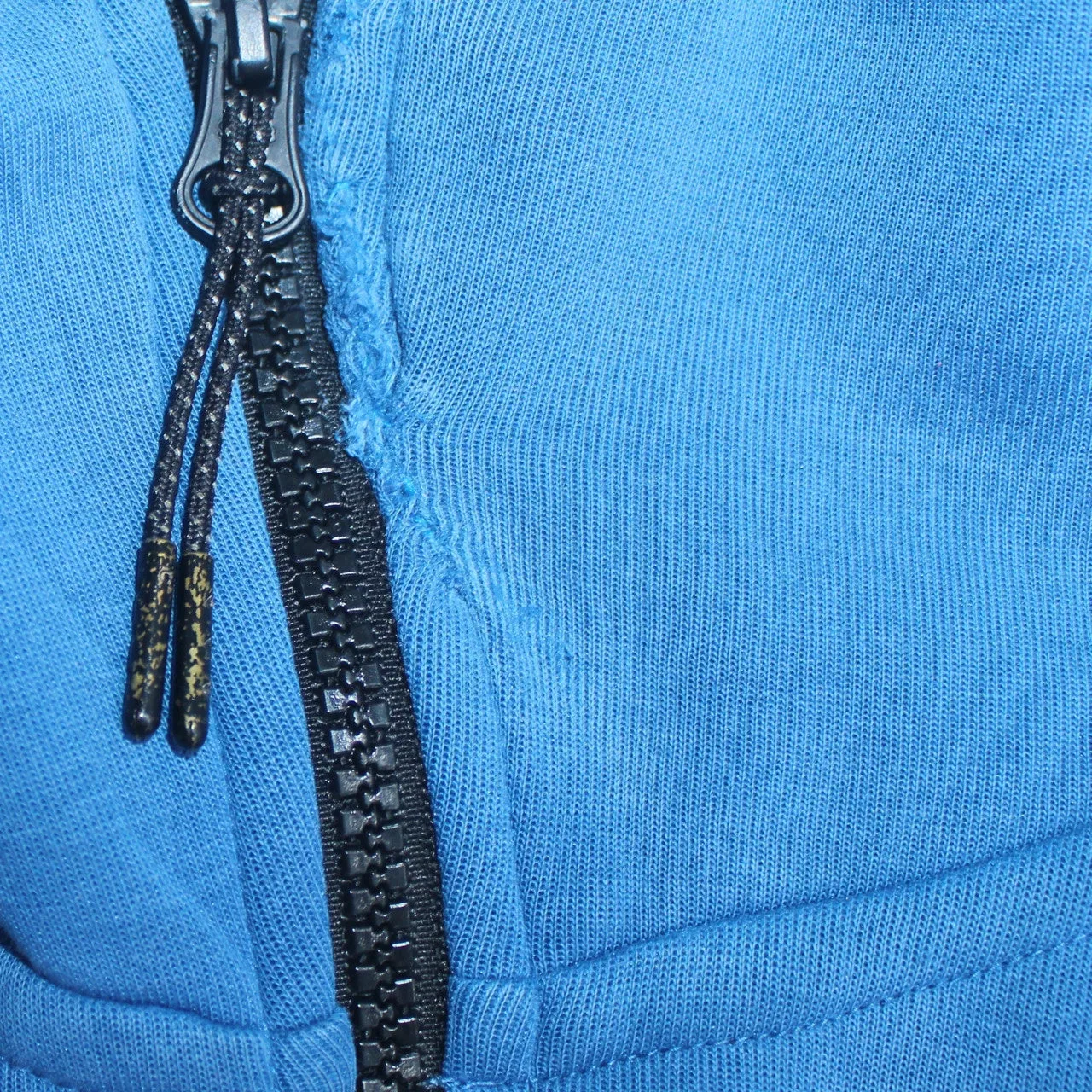 Nike 90's Swoosh Full Zip Up Hoodie Small Blue sold by Vintage Club product image thumbnail 4