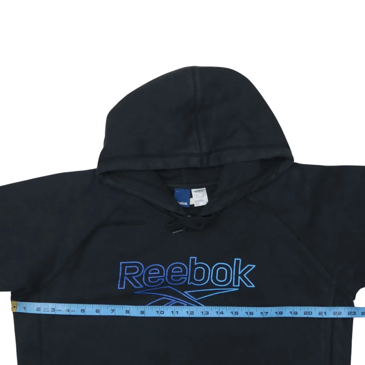 Reebok 90's Spellout Pullover Hoodie XLarge Black sold by Vintage Club product image thumbnail 5