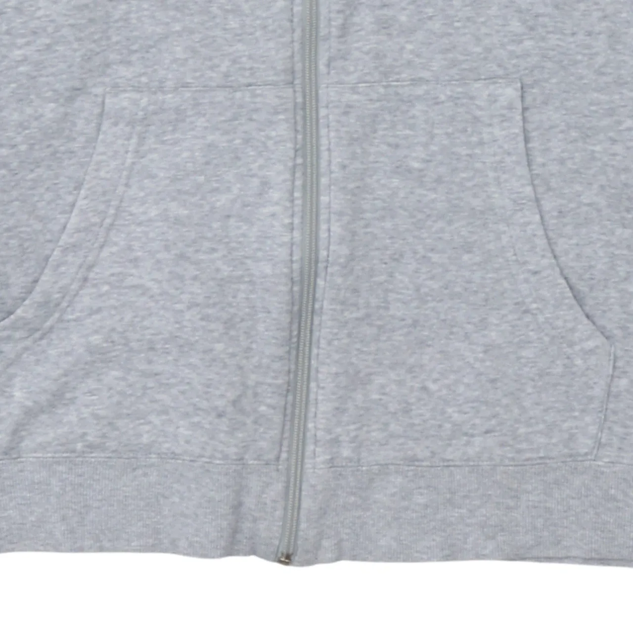 Adidas 90's Drawstring Pockets Full Zip Up Hoodie Large Grey sold by Vintage Club product image thumbnail 4