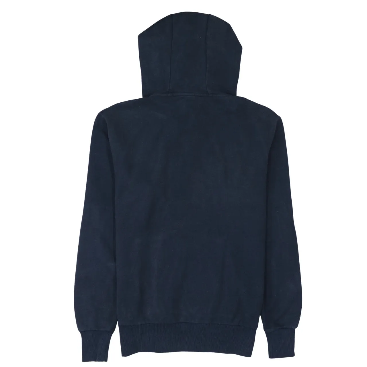 Ellesse 90's Drawstring Pockets Pullover Hoodie Medium Navy Blue sold by Vintage Club product image thumbnail 2